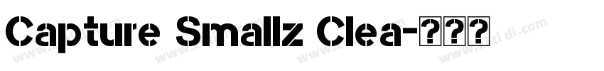 Capture Smallz Clea字体转换